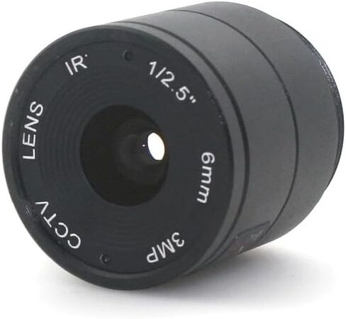 Microscope Camera, 2pcs 6mm Lens 3MP CS Mount HD CCTV Camera Lens for Day/Night CCD Security Camera in Kuwait