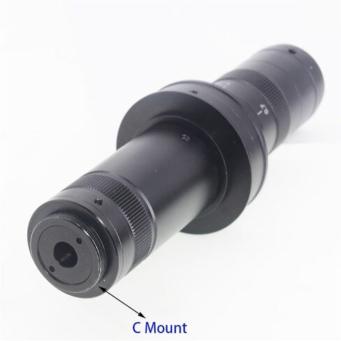 Microscope Camera, 20X-200X / 0.7-4.5X 0745B Industry Microscope Camera Zoom C-Mount Glass Manual Lens in Kuwait