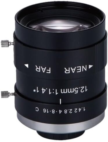 Microscope Camera, HD 5.0MP Fixed Lens for Machine Vision Industrial Camera 1" 12.5mm C-Mount Without Distortion in Kuwait