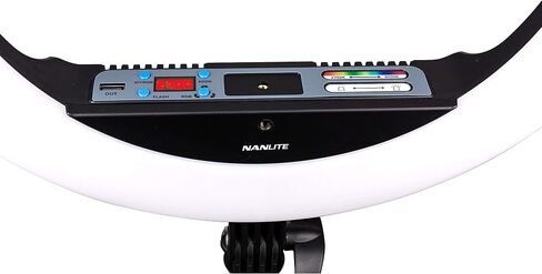 Nanlite Halo 16C Bicolor and Tunable RGB 16in LED Ring Light with USB Power Passthrough in Kuwait