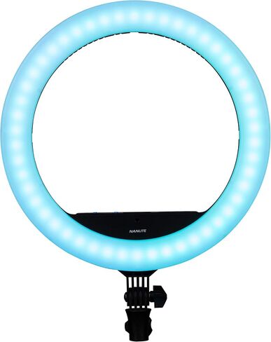 Nanlite Halo 16C Bicolor and Tunable RGB 16in LED Ring Light with USB Power Passthrough in Kuwait