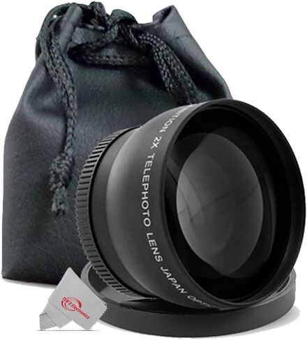 Vivitar 43mm UV CPL ND8 Filter Kit + 43mm HD Multi-Coated 2.2X Telephoto Lens + 43mm 0.43X Wide Angle Lens with Macro + Professional Cleaning Kit in Saudi Arabia