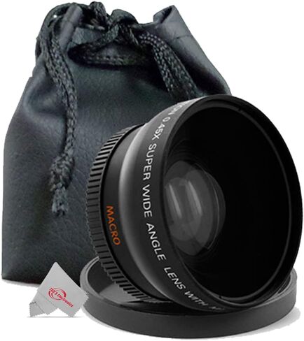 Vivitar 43mm UV CPL ND8 Filter Kit + 43mm HD Multi-Coated 2.2X Telephoto Lens + 43mm 0.43X Wide Angle Lens with Macro + Professional Cleaning Kit in Saudi Arabia
