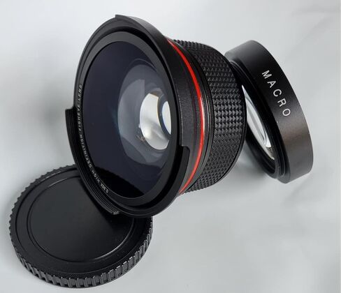 New Super Wide HD Fisheye Lens for Panasonic Lumix DMC-G3K DMC-G3 (52mm Compatible) in Kuwait