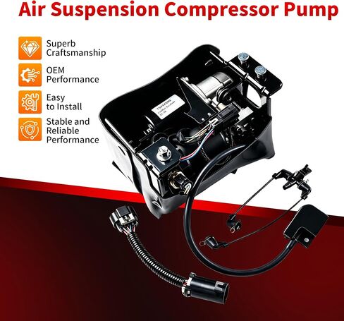 23316154 Air Ride Suspension Compressor Pump for Chevy Tahoe Suburban GMC Yukon XL Cadillac Escalade ESV 2015-2017 - 2020, OE Replace 22797525, 23282712, 23232591 in Kuwait