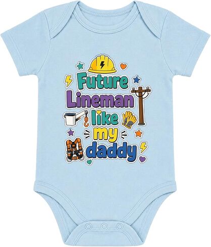 Assorted Future Job Profession Baby Onesie Dad Daddy Gifts in Kuwait