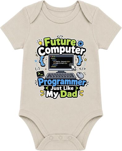 Assorted Future Job Profession Baby Onesie Dad Daddy Gifts in Kuwait