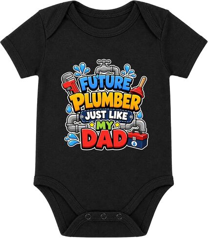 Assorted Future Job Profession Baby Onesie Dad Daddy Gifts in Kuwait
