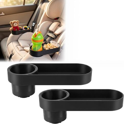 2 Pack Car Seat Snack Tray with Cup Holder Replacement for Safety 1st EverFit & Grow and Go,Detachable Car Seat Cup Holder Tray,Child Travel Tray Car Seat Snack Tray Replacement Accessory in Saudi Arabia