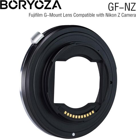 GF-NZ Auto Focus Adapter Compatible with Fujifilm G Mount Lens to Nikon Z Mount Cameras in Kuwait