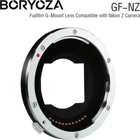 GF-NZ Auto Focus Adapter Compatible with Fujifilm G Mount Lens to Nikon Z Mount Cameras in Kuwait