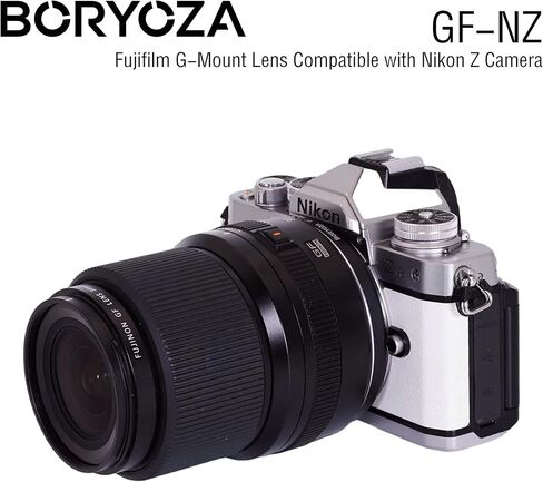 GF-NZ Auto Focus Adapter Compatible with Fujifilm G Mount Lens to Nikon Z Mount Cameras in Kuwait