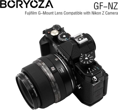 GF-NZ Auto Focus Adapter Compatible with Fujifilm G Mount Lens to Nikon Z Mount Cameras in Kuwait