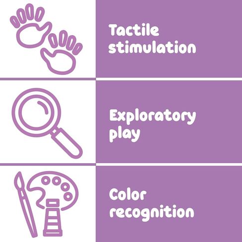 SPARK & WOW Sensory Bin Texture Twists, 4 Hollow, Tactile Balls | Twist Them Apart, Mix and Match Colors and Textures, Sensory Table Tools for Toddlers in Saudi Arabia