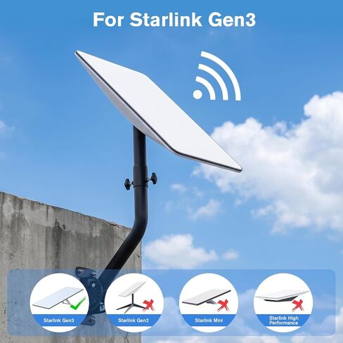 Starlink Mount for Standard 4/4X/Gen 3 in Kuwait