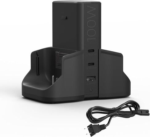 Litheli U20 4-in-1 Mix Smart Charger, 100W Fast Charging Station for All U20 Batteries, Versatile Portable Charger, 30-Minute Fast Dual Charging | Reverse Charging Function in Saudi Arabia
