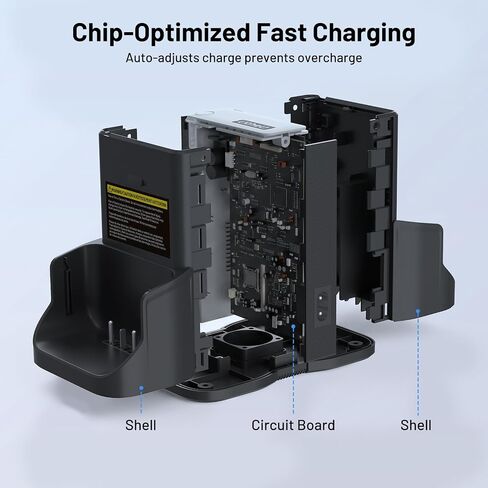 Litheli U20 4-in-1 Mix Smart Charger, 100W Fast Charging Station for All U20 Batteries, Versatile Portable Charger, 30-Minute Fast Dual Charging | Reverse Charging Function in Saudi Arabia