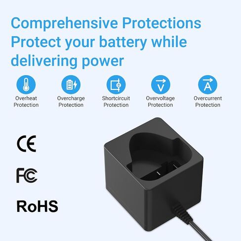 12V Lithium Battery Charger for Ridgid 12V Battery R82048 R82007 R82008 | R82059 R82049 AC82049 AC82059 R82007 AC82008 R82009 130220001 130188001 in Saudi Arabia