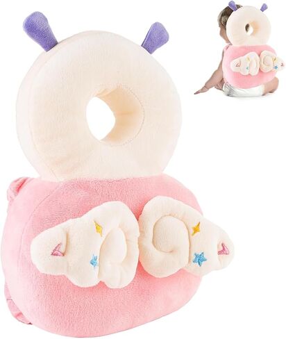 Baby Head Protector Pillow for Toddlers – Anti-Fall Backpack Cushion with Adjustable Straps – Shock Absorbing Plush Safety Pad – CPSIA & ASTM F963 Certified – Model KM1001 (24+ Months) in Kuwait