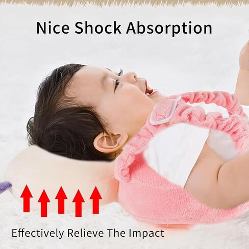 Baby Head Protector Pillow for Toddlers – Anti-Fall Backpack Cushion with Adjustable Straps – Shock Absorbing Plush Safety Pad – CPSIA & ASTM F963 Certified – Model KM1001 (24+ Months) in Kuwait