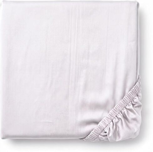Ababy Custom Size Baby Fitted Sheet – Bamboo Jersey Crib, Bassinet, Cradle & Toddler Mattress – Ultra Soft Stretch Fabric, Cooling, Breathable, Machine Washable (Classic White) in Kuwait
