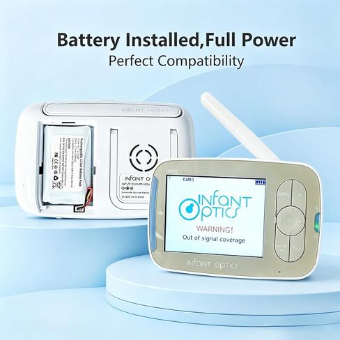 Replacement Battery for Infant Optics DXR-8 Baby Monitor Sp 803048 3.7V Lithium-Ion Rechargeable 1200mAh- NOT for PRO Model in Kuwait