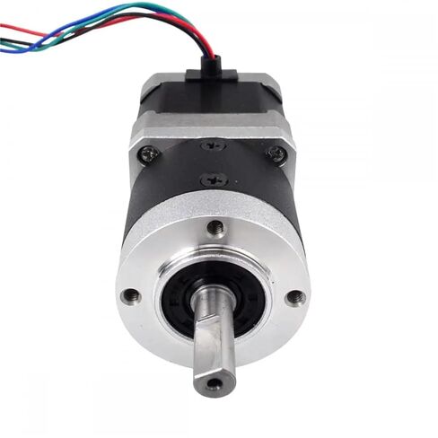 Nema 17 Stepper Motor with Gear Ratio 10:1 High Precision Planetary Gearbox Reducer 0.4A L=39mm 4-Lead Computerized in Saudi Arabia