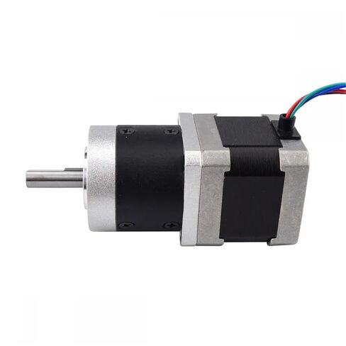 Nema 17 Stepper Motor with Gear Ratio 10:1 High Precision Planetary Gearbox Reducer 0.4A L=39mm 4-Lead Computerized in Saudi Arabia