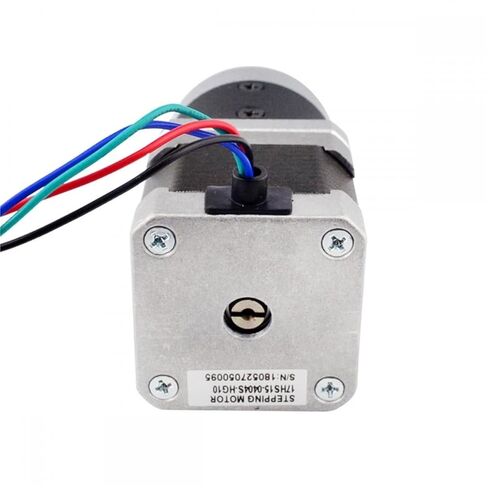 Nema 17 Stepper Motor with Gear Ratio 10:1 High Precision Planetary Gearbox Reducer 0.4A L=39mm 4-Lead Computerized in Saudi Arabia