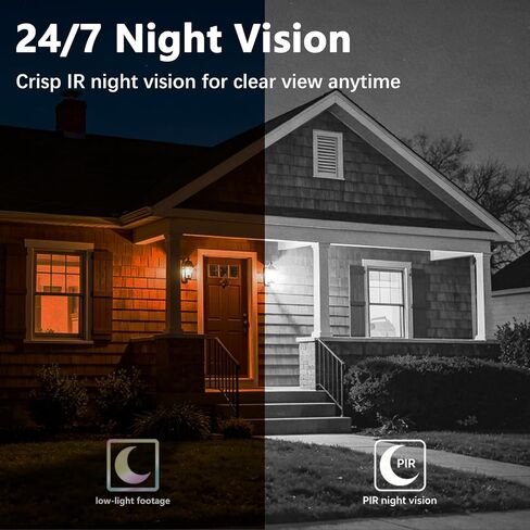 VTimes 2K Solar Security Camera Outdoor, 2-Way Audio, PIR Night Vision | Solar Security Camera for Home Security, AI Smart Motion Detection, SD/Cloud Storage, IP66 Weatherproof in Saudi Arabia