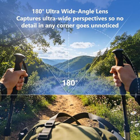 4K Body Cameras with Audio and Video Recording: Thumb Size Bodycam, 64GB Sports Action Body Camera, Wearable Pocket Camera Body Cam Camcorder for Work, Travel, Fishing, Pet Walking, Outdoor in Kuwait