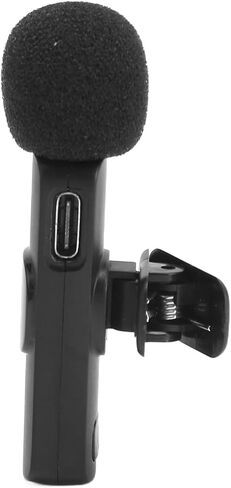 Lavalier Lapel Microphone, Intelligent Noise Reduction, Clamp/Holder on Mic for Video Teaching 3.5mm Wireless for Vlog in Saudi Arabia