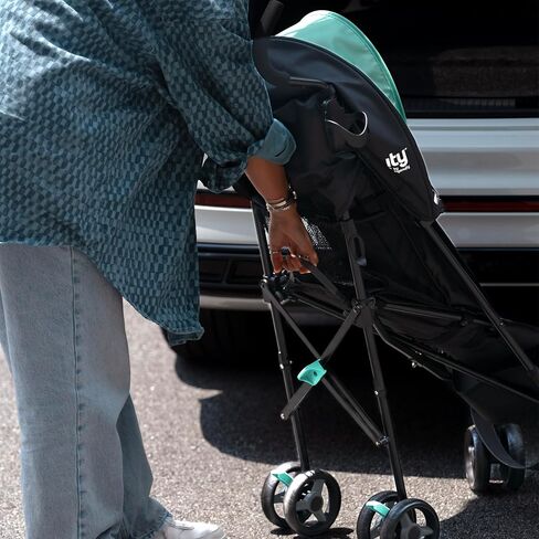 Ingenuity: ity by Ingenuity Smooth Stroll Convenience Stroller, Lightweight, with Aluminum Frame, Large Seat Area, 2 Position Recline, Extra Large Storage Basket – for Travel in Saudi Arabia
