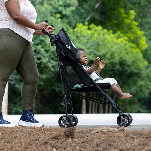 Ingenuity: ity by Ingenuity Smooth Stroll Convenience Stroller, Lightweight, with Aluminum Frame, Large Seat Area, 2 Position Recline, Extra Large Storage Basket – for Travel in Saudi Arabia
