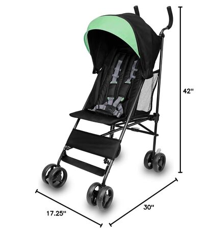 Ingenuity: ity by Ingenuity Smooth Stroll Convenience Stroller, Lightweight, with Aluminum Frame, Large Seat Area, 2 Position Recline, Extra Large Storage Basket – for Travel in Saudi Arabia