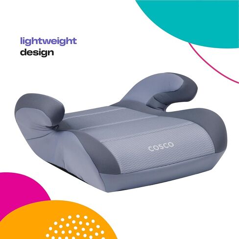 Cosco Kids Topside Booster Car Seat, Pack of 2, Lightweight Travel Chair, Easy-Clean Cover, Belt Guide, Fits 40-100 lbs, 43.4-57 in, Leo in Kuwait