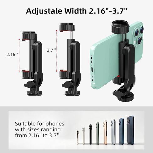 MAIRAN 2-in-1 Golf Monopod Tripod Selfie Stick for Recording Golf Swing | 67.3" Adjustable Phone Tripod Stand, Phone Holder for iPhone/Android,1/4"thread.Poetable 21cm Spike, Comes with a carry bag in Saudi Arabia