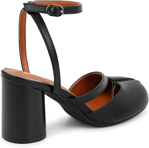 Split Toe Heels, Black Tabi Shoes with Block Heel, Comfortable Slingback Heels Split Toe Shoes Ideal for Fashion Casual Office Size9 in Saudi Arabia