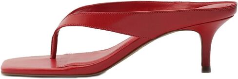 Thong Kitten Heels for Women Square Toe Flip Flop Low Heel Sandals Slip On Slides Comfortable Fashion Party Dressy Heeled Slipper Sandals Shoes in Saudi Arabia