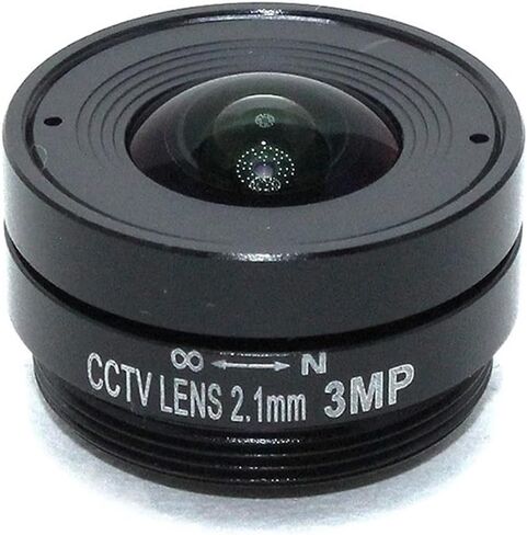 Microscope Camera, 3.0 Megapixel 2.1mm cs Lens Fixed Iris Lens CS Mount CCTV Wide Angle of View 133degree for 1/2.7" 3mp Camera in Saudi Arabia