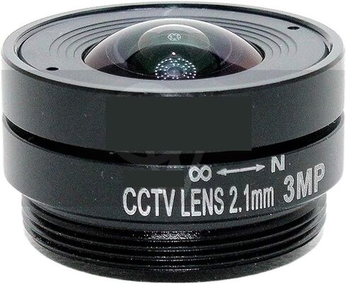 Microscope Camera, 3.0 Megapixel 2.1mm cs Lens Fixed Iris Lens CS Mount CCTV Wide Angle of View 133degree for 1/2.7" 3mp Camera in Saudi Arabia