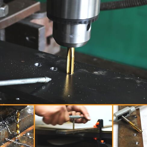 3-56 UNF Tap and #45 Drill Bit Kit for Metal, M2 HSS Drill and Tap Set | Combination of Drill and Tap Kit for Metal in Saudi Arabia