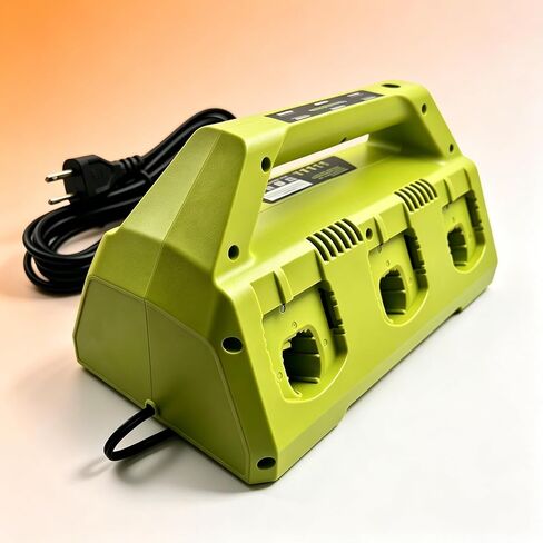 4A 6-Port Rapid Charging Station Compatible with Ryobi 18V P135 PCG005 P118 - Fast Charger Only, Not a Battery in Saudi Arabia