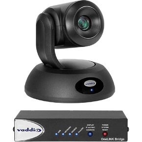 Vaddio 999-99600-200 RoboSHOT 12E HDBT OneLINK Bridge System, Black in Saudi Arabia