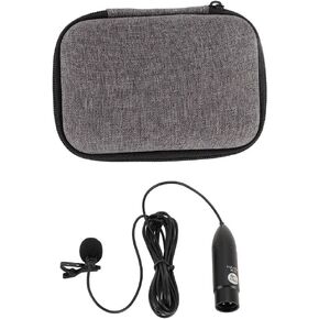 9.84ft 3 Pin XLR Lapel Lavalier Microphone 48V Phantom Power Omni Directional Noise Reduction Aluminum Alloy Mic for Recording Interview in Saudi Arabia