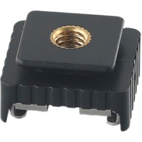 Hot Shoe to 1/4 Inch Mount Adapter, Metal Cold Shoe Converter for Camera for flash Speedlite 580EX II 550EX 430EX II, Compatible with Light Stand and Tripod in Saudi Arabia