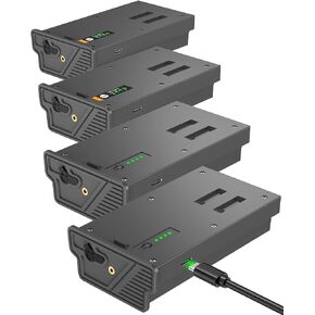 Artman 4-Pack New Reveal Lithium Battery Pack مع خرطوشة شاحن 4 منافذ in Kuwait