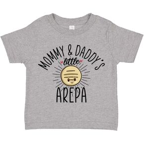 Mommy and Daddy's Little Arepa Funny Latino Baby Bodysuit One Piece or Toddler Shirt Newborn Venezuela Colombia Outfit in Saudi Arabia