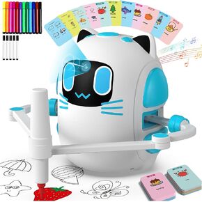 Drawing Robot for Kids with Camera Recognition, Smart Robot Drawing Machine | Interactive Educational Drawing Machine with 150 Cards & 12 Colorful Pens, Christmas Birthday Gifts for Kid Ages 3+ in Saudi Arabia