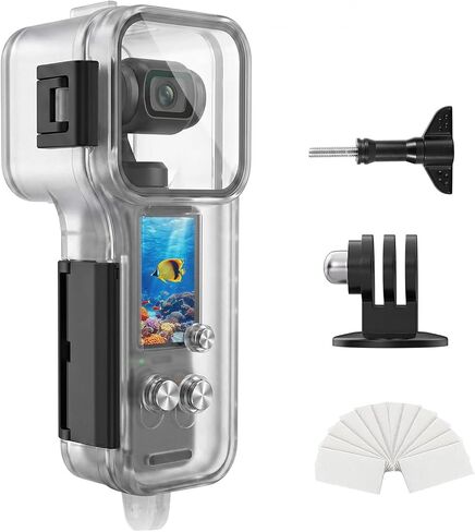 Waterproof Dive Case for DJI Osmo Pocket 4 | 147FT/45M Underwater Diving Case Housing Shell for Osmo Pocket 4 in Saudi Arabia